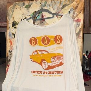 Hem and Thread Graphic Tee for Ladies